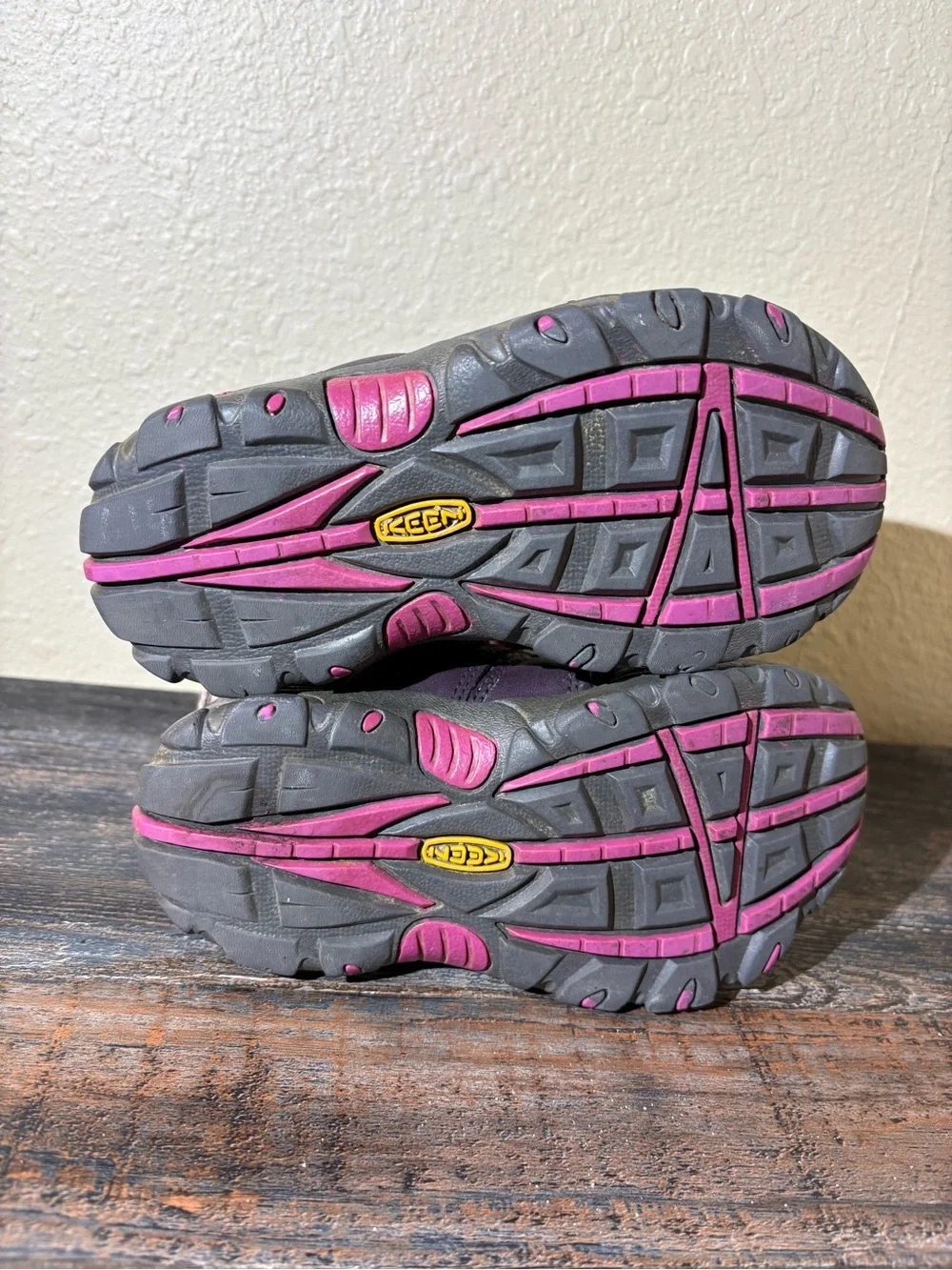 Keen Kids Purple and Pink Velcro Athletic Sneakers